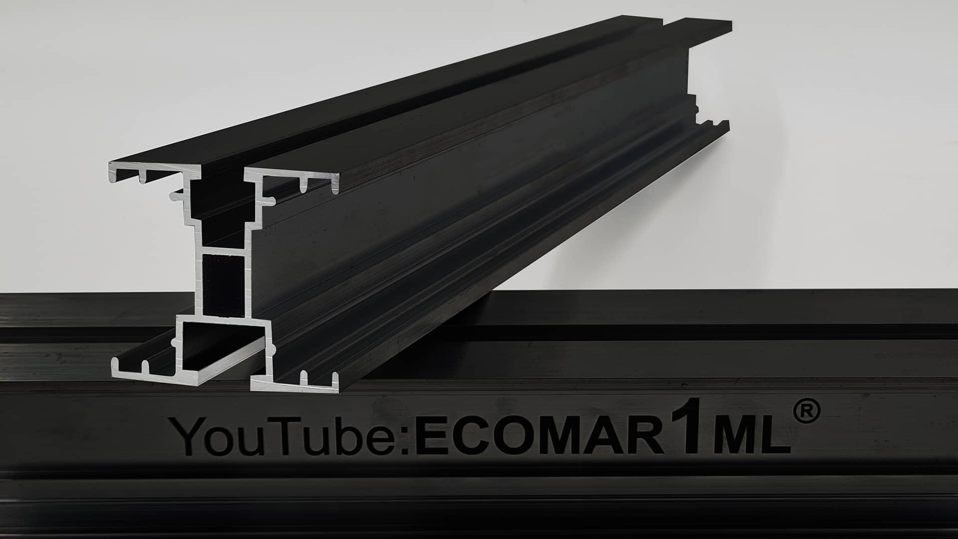 Profil podstawowy ECOMAR1ML 31mm anodowany czarny Profil podstawowy ECOMAR1ML 31mm anodowany czarny