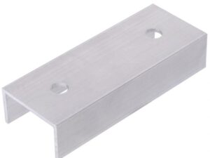 Łącznik aluminiowy 120mm szyn montażowych 40x40mm do paneli PV